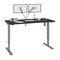 Bestar Bestar Upstand 60W x 30D Standing Desk with Dual Monitor Arm in deep grey 175870-000032 - alternate 5